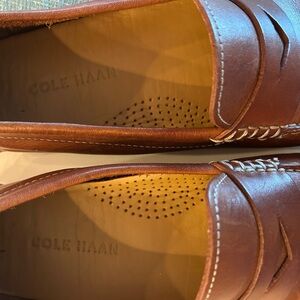 Cole Haan Kids Brown Leather Dress Shoes
